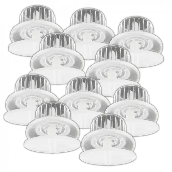 Profi Folienhalter 20 Stück, Halterung zum Kleben - Befestigung für Luftpolsterfolie Isolierfolie Noppenfolie. Klebe-Halter für Glas, Kunststoff und Metall.