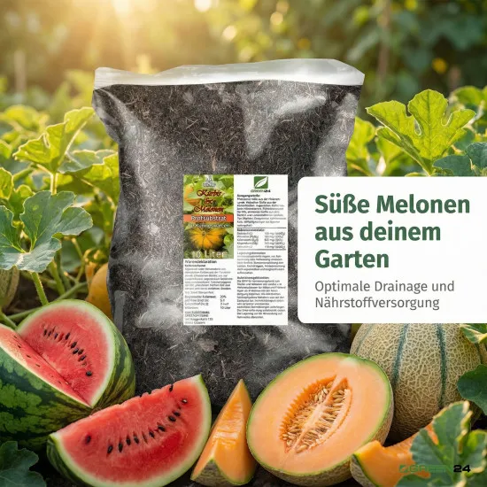 Kürbis- & Melonen- Erde 10 Ltr. - Profisubstrat für Kürbisgewächse