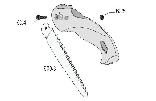 [Auslaufartikel] FELCO 600 Taschen- Klappsäge Astsäge