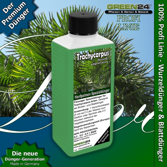 Trachycarpus liquid fertilizer for Chinese windmill palm Chusan palm Trachycarpus fortunei wagnerianus 250ml