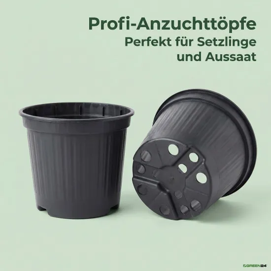 20 Runde Pflanztöpfe Ø 9 cm