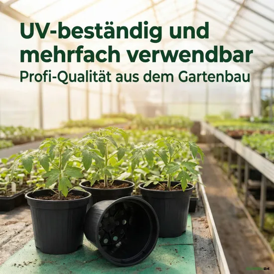 50 Runde Pflanztöpfe Ø 9 cm