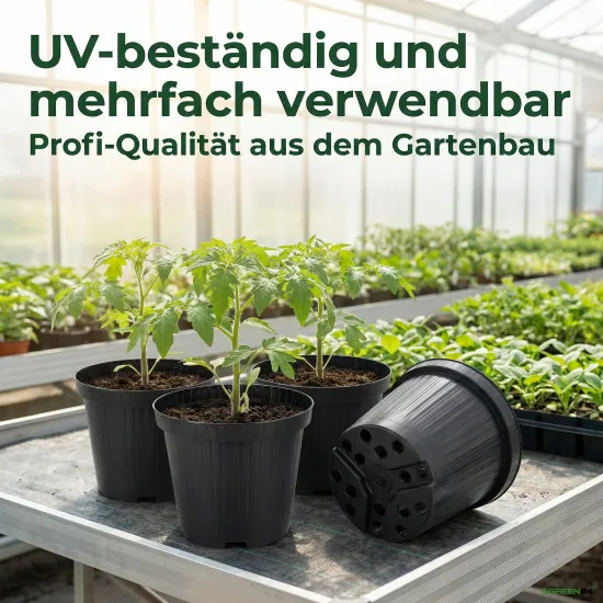 20 Runde Pflanztöpfe Ø 11 cm