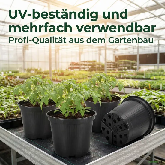 50 Runde Pflanztöpfe Ø 13 cm