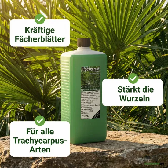Trachycarpus Dünger XL 1 Liter für Hanfpalmen Tessinerpalmen Trachycarpus fortunei wagnerianus
