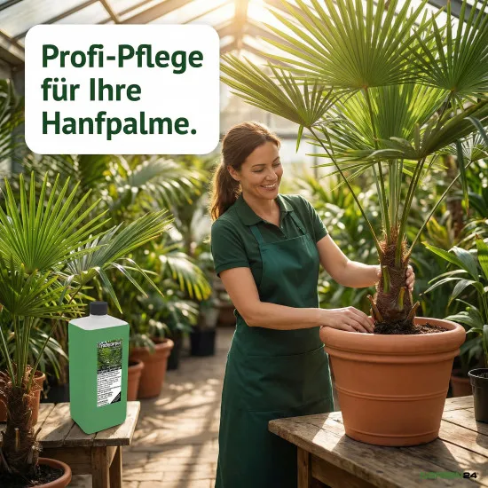 Trachycarpus Dünger XL 1 Liter für Hanfpalmen Tessinerpalmen Trachycarpus fortunei wagnerianus