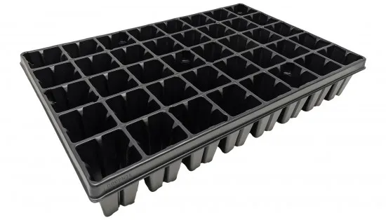 Wannen-Set KGT-40 Gärtner PRO mit Wanne, Bewässerungs-Kapillar-Matte und Topfplatte mit 40 Töpfen (Topfmaß 62 x 62 x 90 mm)