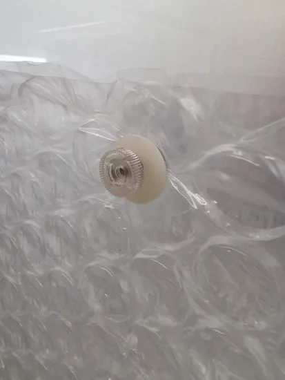 20 St. Profi Saugnapf Folienhalter transparent mit V2A Gewinde