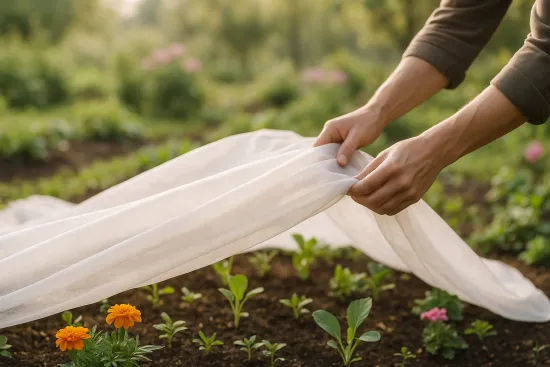 Garten-Vlies M170 – Extra leichter Pflanzenschutz für empfindliche Pflanzen (17g/m², 240cm breit) je lfm