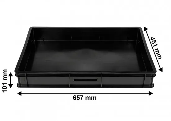 Anzucht System GW-285-H bestehend aus Profi Wasserwanne GW657, passender Kapillarmatte + Topfplatte mit 285 Töpfen + Abdeckhaube