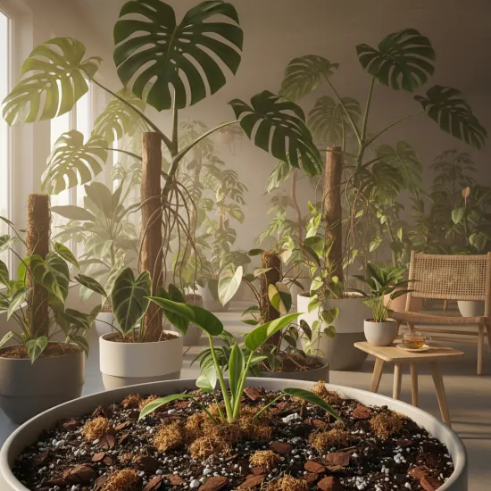 Monstera & Philodendron Substrat PROFI LINIE – 10L Spezialerde für Fensterblatt und Baumfreund