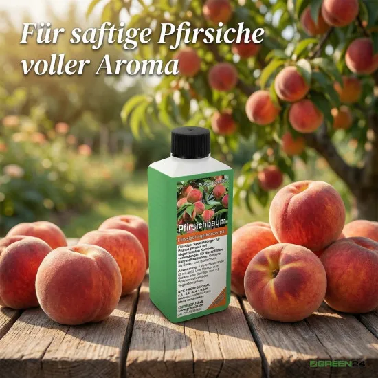 Pfirsich-Dünger - Prunus persica NPK Pfirsichbaum Flüssigdünger 250ml
