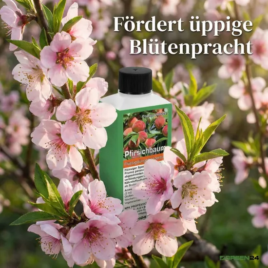 Pfirsich-Dünger - Prunus persica NPK Pfirsichbaum Flüssigdünger 250ml