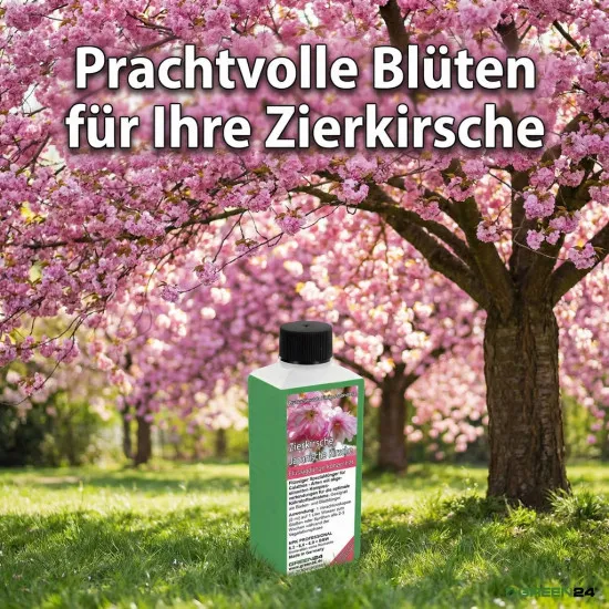 Zierkirsche-Dünger - Flüssigdünger für japanische Kirsche (Prunus serrulata, Prunus incisa, Prunus subhirtella) 250ml