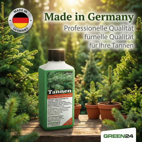 Tannen-Dünger – Abies Edel-Tanne, Nordmann-Tanne, Korea-Tanne Flüssigdünger 250ml
