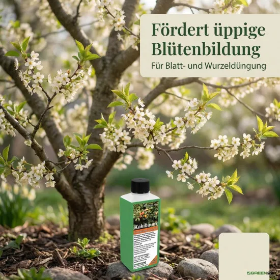 Kakibaum-Dünger - Diospyros kaki Flüssigdünger für reichhaltige Früchte 250 ml