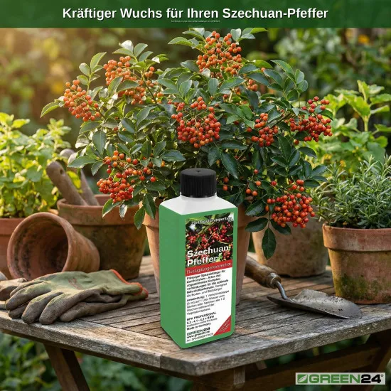Szechuan-Pfeffer-Dünger – Zanthoxylum piperitum, Japanischer Pfeffer NPK Volldünger 250 ml