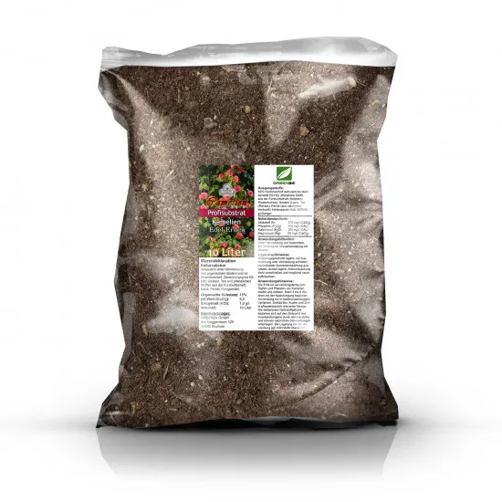 Umtopf-Set für Kamelien / Camellia – 10 Liter Spezial-Substrat + 250 ml Flüssigdünger