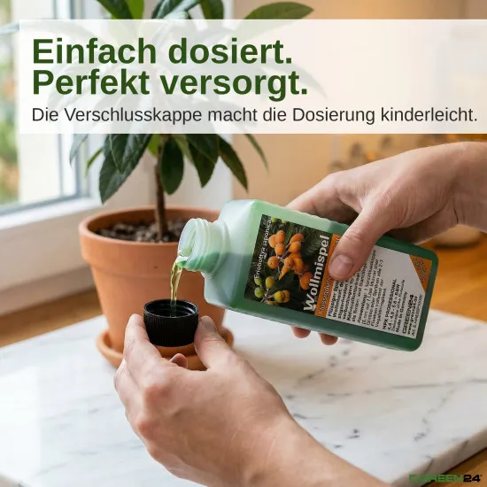 Eriobotrya japonica Dünger - Wollmispel NPK Flüssigdünger für kräftiges Wachstum und reichhaltige Fruchtbildung 250 ml