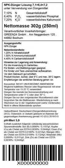 Pinien-Dünger – Pinus pinea NPK Spezialdünger für prächtige Mittelmeer-Pinien 250ml