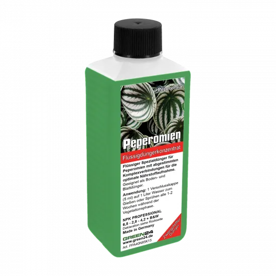 Peperomia Dünger – 250ml Spezialdünger für Peperomien | Fördert kräftiges Wachstum & intensive Blattfarben | Ideal für alle Peperomia-Arten
