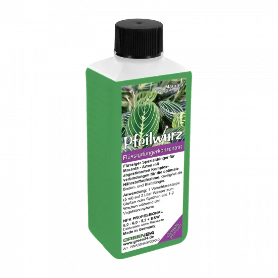 Maranta Dünger – 250ml Spezialdünger für Pfeilwurz | Fördert leuchtende Farben & kräftiges Wachstum | Ideal für alle Maranta-Arten