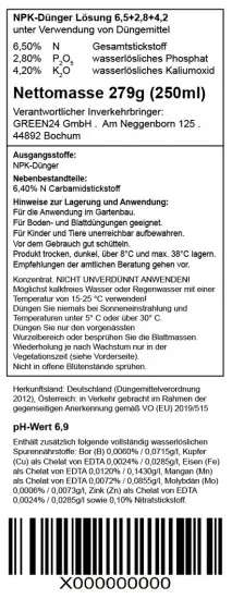 Dieffenbachia Dünger – 250ml Spezialdünger für Dieffenbachie | Fördert kräftiges Wachstum & intensive Blattfarben | Ideal für alle Dieffenbachia-Arten