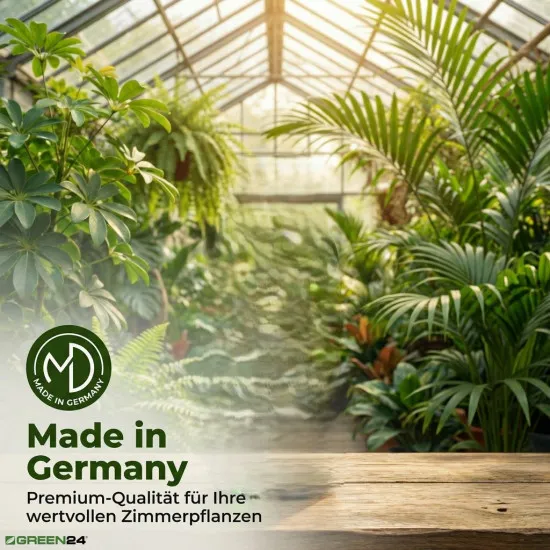 Strahlenaralie Dünger – 250 ml Flüssigdünger für Schefflera, Regenschirmpflanze & Zwerg-Schefflera – HIGH-TECH NPK Perfekt für kräftiges Wachstum & tiefgrüne Blätter – Made in Germany