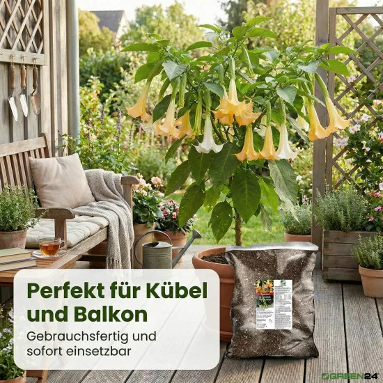 Engelstrompeten-Erde Premium 10L - Spezialsubstrat für spektakuläre Blütenpracht