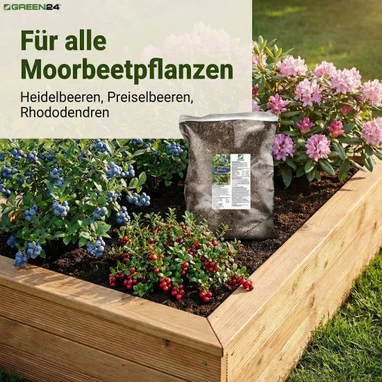 Heidelbeeren & Preiselbeeren Substrat 10L Profi Linie – Die saure Basis für süße Früchte