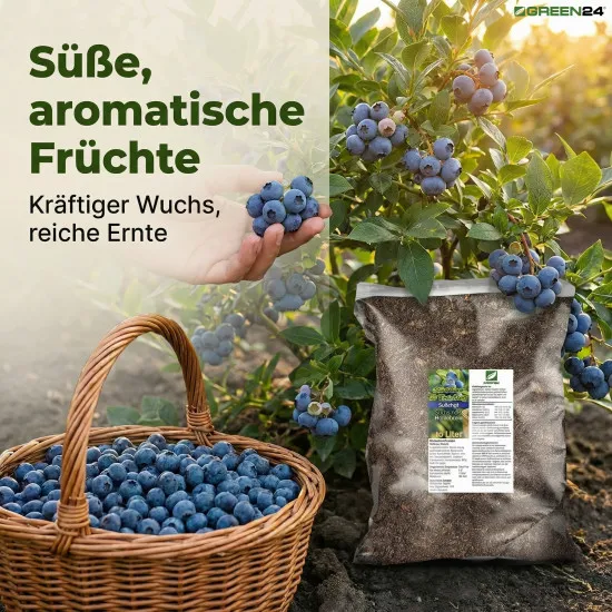 Heidelbeeren & Preiselbeeren Substrat 10L Profi Linie – Die saure Basis für süße Früchte