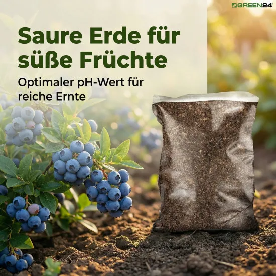 Heidelbeeren & Preiselbeeren Substrat 10L Profi Linie – Die saure Basis für süße Früchte
