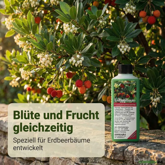 Erdbeerbaum Dünger 250 ml – Premium NPK für Arbutus unedo