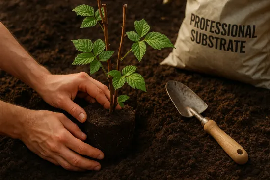 Himbeeren & Brombeeren Erde 10L Profi Linie – Das Beerenobst-Substrat für süße Ernten