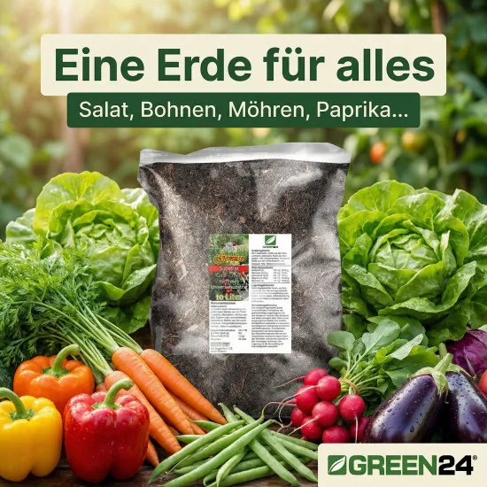 Gemüseerde Universal 10L Profi Linie (TORFFREI) – Eine für Alle!