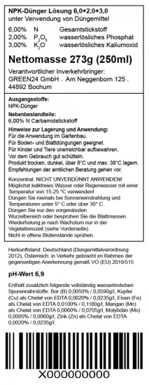 Kroton Dünger 250 ml – Flüssigdünger für Codiaeum variegatum, Wunderstrauch