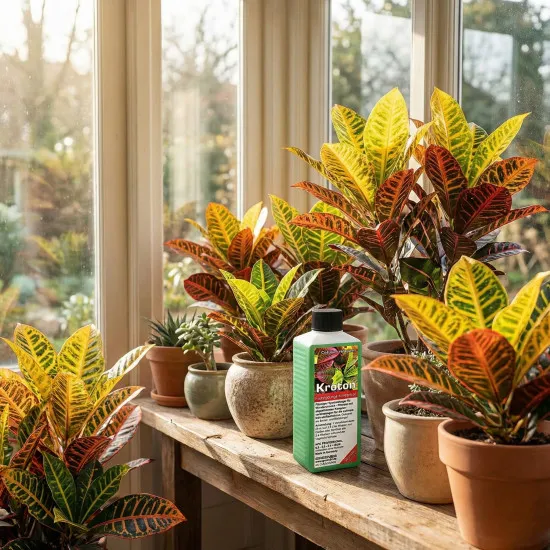 Kroton Dünger 250 ml – Flüssigdünger für Codiaeum variegatum, Wunderstrauch