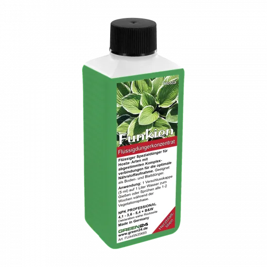 Funkien Umpflanz-Set – 10 Liter Schatten-Substrat + 250ml Dünger für üppigen Blattschmuck