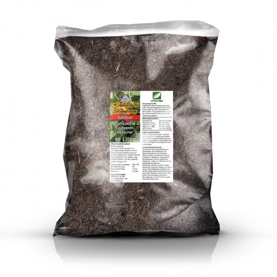 Himbeeren & Brombeeren Umpflanz-Set – 10L Erde + 250ml Dünger für süße Ernte