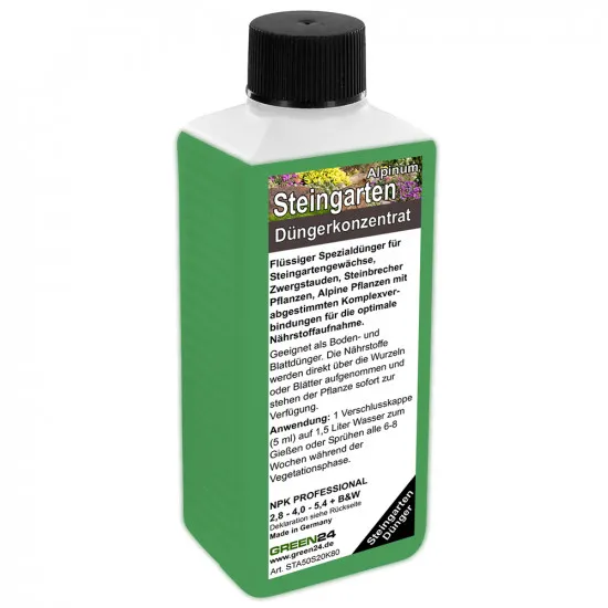 Steingarten Umpflanz-Set - 10L Mineral-Substrat + 250ml Dünger Alpinum