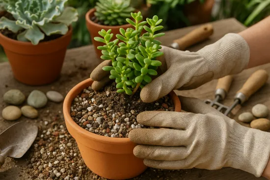 Steingarten Umpflanz-Set - 10L Mineral-Substrat + 250ml Dünger Alpinum