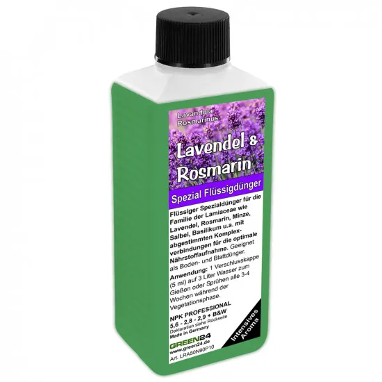 Lavendel & Rosmarin Umpflanz-Set - 10L Provence-Substrat + 250ml NPK-Dünger