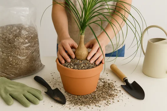 Elefantenfuß Umpflanz-Set - 10L Wüsten-Substrat + 250ml Spezialdünger