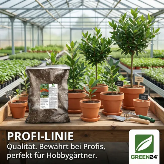 Lorbeer Erde PROFI LINIE – 10L Spezialsubstrat für Gewürzlorbeer