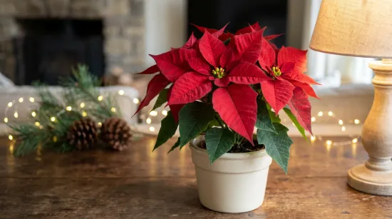 Weihnachtsstern Umpflanz-Set – 10L Premium-Substrat + 250ml Dünger für Euphorbia