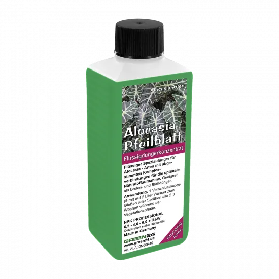 Alocasia Umpflanz-Set – 10L Profi-Substrat + 250ml Dünger für Pfeilblatt