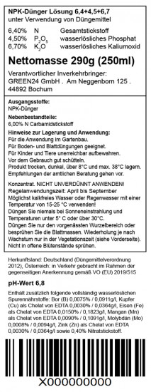 Goldfruchtpalme Dünger – HIGH-TECH NPK Flüssigdünger für Dypsis lutescens, Areca-Palme & Goldpalme – Perfekt für üppiges Wachstum & sattgrüne Wedel – Made in Germany