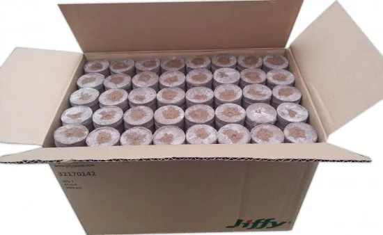 Jiffy-Torfquelltöpfe 44mm Mengenrabatt - Karton 1000 Stck.