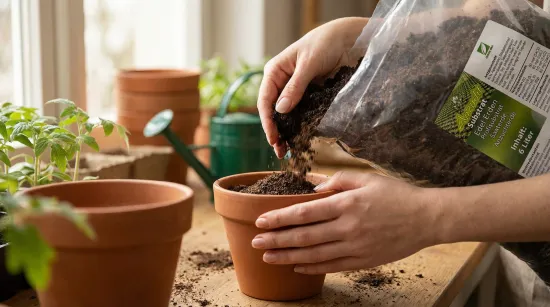 Anzuchterde Aussaaterde groß 6 Ltr. - Perfekte Erde für erfolgreiche Pflanzenanzucht