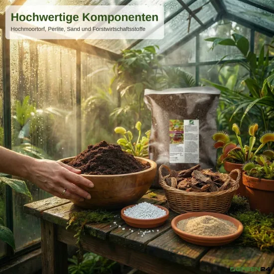 Karnivoren-Erde PROFI LINIE – 3L Spezialsubstrat für fleischfressende Pflanzen